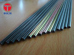 Round Automotive Steel Tubes , Carbon Steel Pipe Zinc Plating And PVF Coating
