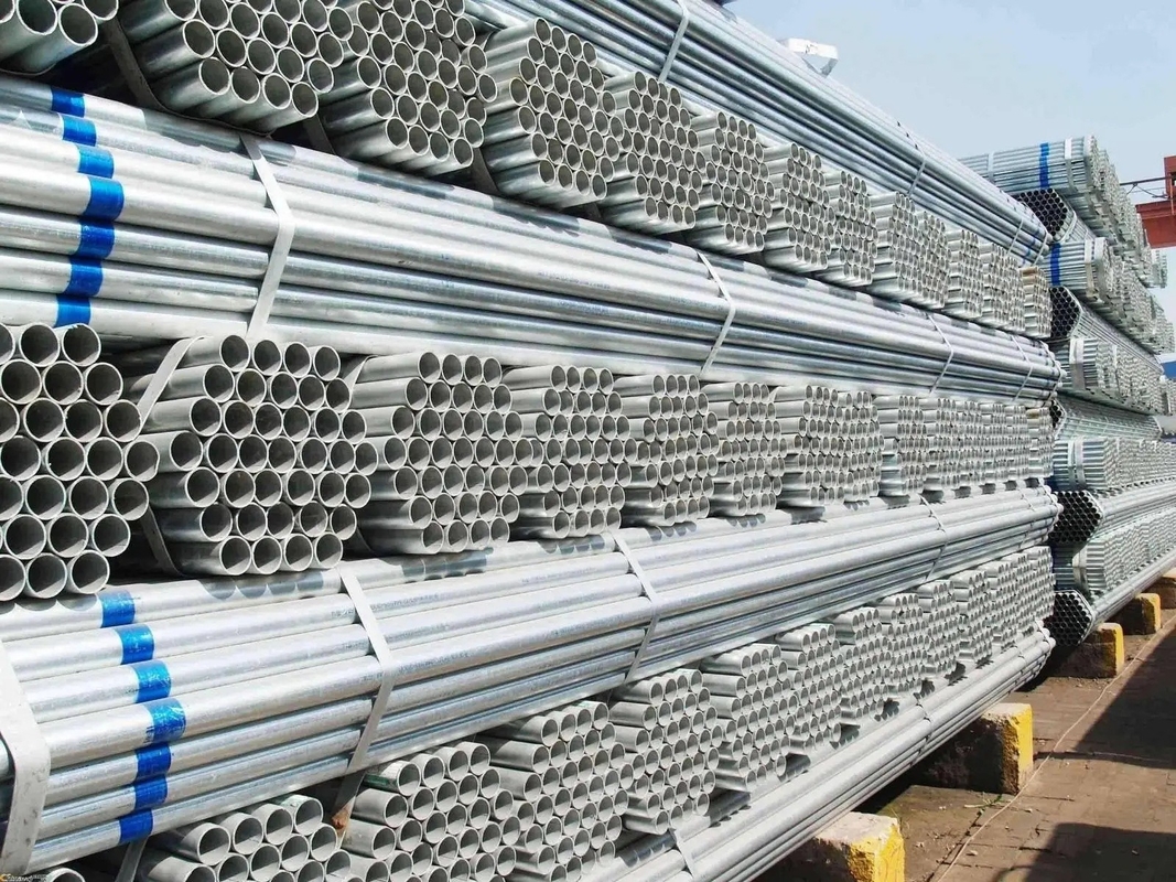 1/2" Thin Walled Square Steel Galvanized Round Welded Pipe For Structure