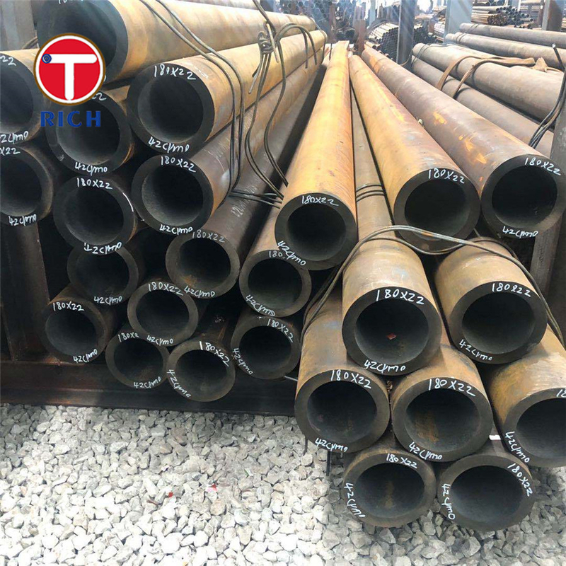उच्च दबाव पाइप प्रकार के केबल सर्किट के लिए एएसटीएम ए 523 ग्रेड ए कार्बन सीमलेस स्टील पाइप