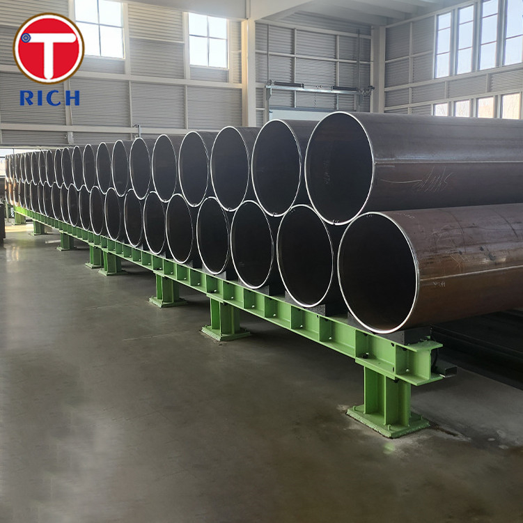 उच्च तापमान पर उच्च दबाव सेवा के लिए एएसटीएम ए 691 1 1/4 सीआरसीएल 22 इलेक्ट्रिक फ्यूजन वेल्डेड पाइप