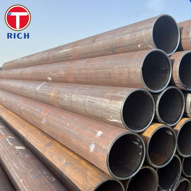 उच्च तापमान पर उच्च दबाव सेवा के लिए एएसटीएम ए 691 1 1/4 सीआरसीएल 22 इलेक्ट्रिक फ्यूजन वेल्डेड पाइप
