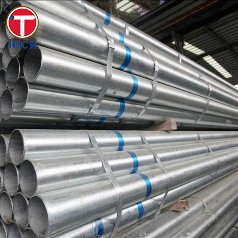 एएसटीएम ए795 ग्रेड ए वेल्डेड स्टील ट्यूबः आग सुरक्षा के लिए काले और गर्म डुबकी जस्ता लेपित जस्ती वेल्डेड स्टील पाइप