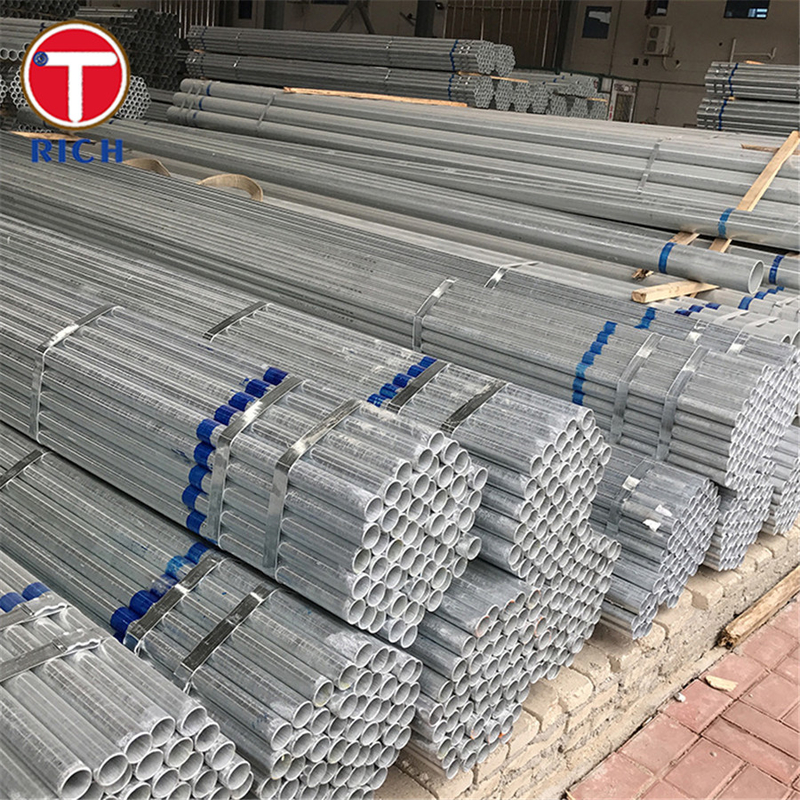एएसटीएम ए795 ग्रेड ए वेल्डेड स्टील ट्यूबः आग सुरक्षा के लिए काले और गर्म डुबकी जस्ता लेपित जस्ती वेल्डेड स्टील पाइप