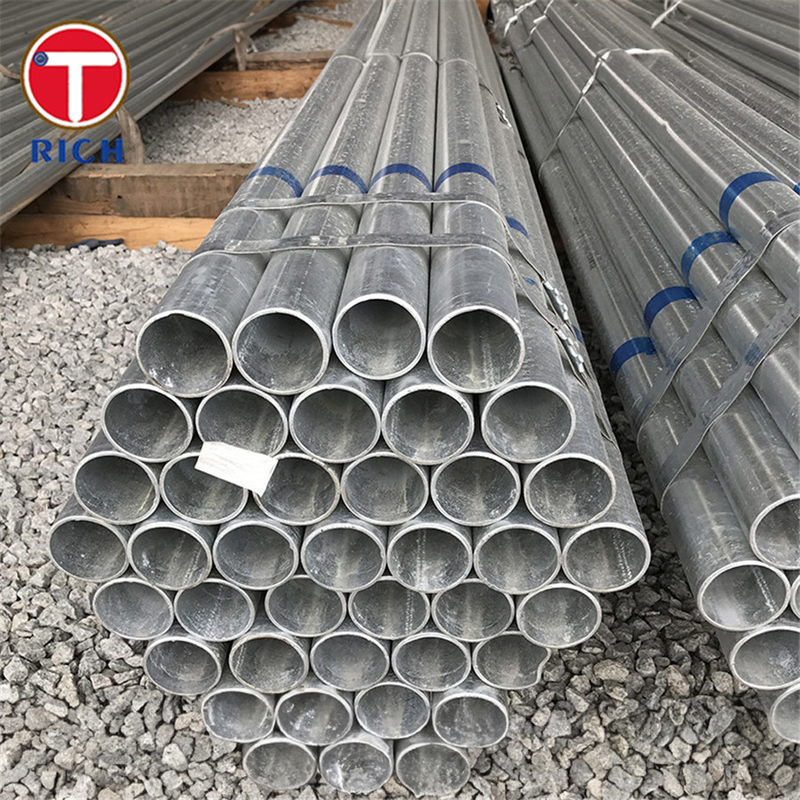 एएसटीएम ए795 ग्रेड ए वेल्डेड स्टील ट्यूबः आग सुरक्षा के लिए काले और गर्म डुबकी जस्ता लेपित जस्ती वेल्डेड स्टील पाइप