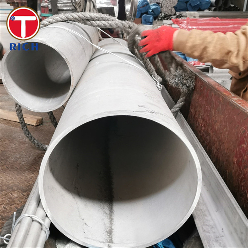 GB/T 21832.2 S22253 द्रव परिवहन के लिए वेल्डेड फेरीटी डुप्लेक्स स्टेनलेस स्टील ट्यूब और पाइप