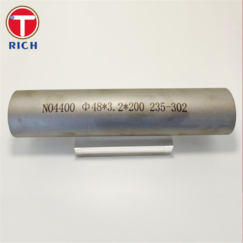 ASTM B165 मोनेल 400 सीमलेस स्टील ट्यूब निकेल कॉपर मिश्र धातु UNS N04400 ऑटोमोबाइल के लिए सीमलेस स्टील पाइप