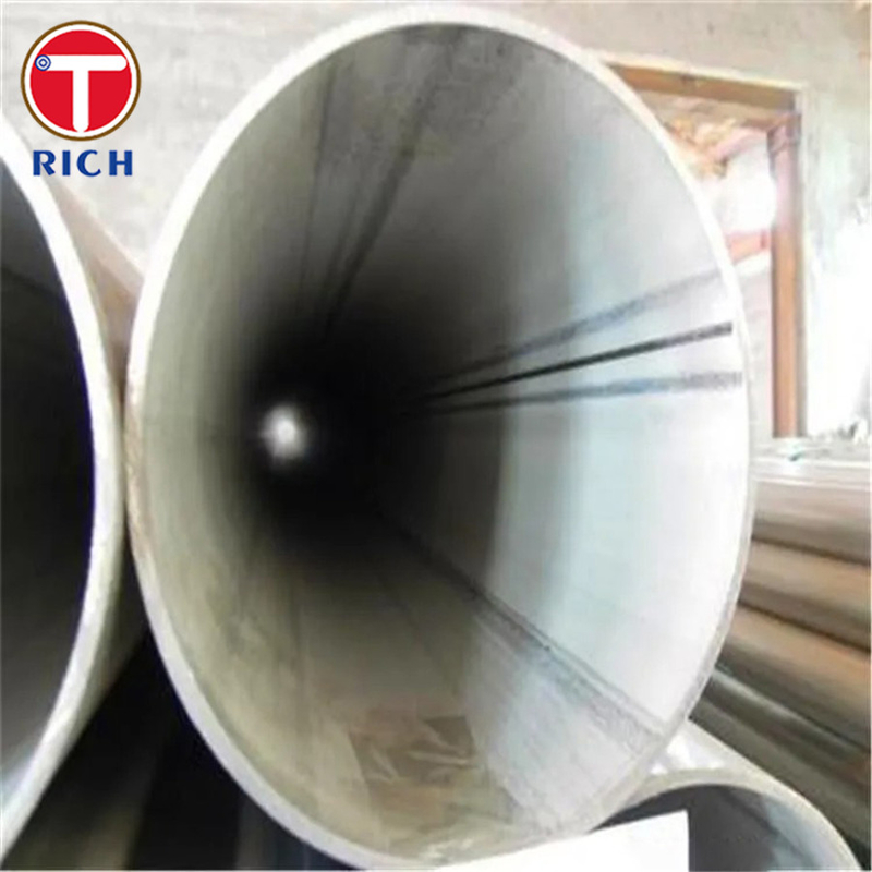 एएसटीएम ए 358 304 स्टेनलेस स्टील पाइप उच्च तापमान सेवा के लिए विद्युत संलयन वेल्डेड स्टेनलेस स्टील पाइप
