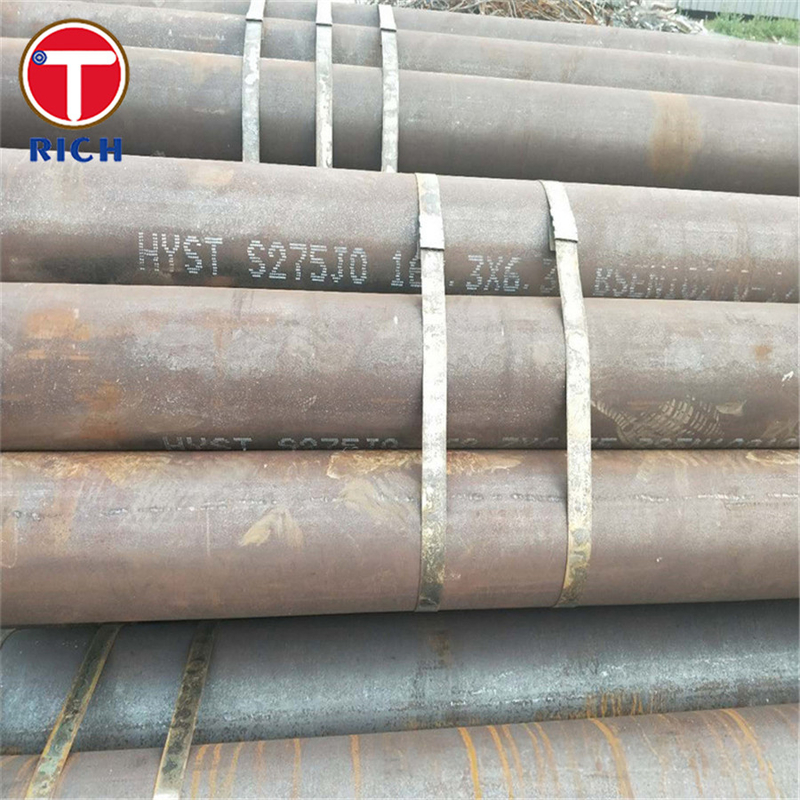 एन 10210-2 S355J0H गर्म रोलिंग संरचनात्मक खोखले गैर मिश्र धातु स्टील ट्यूब संरचनात्मक प्रयोजनों के लिए