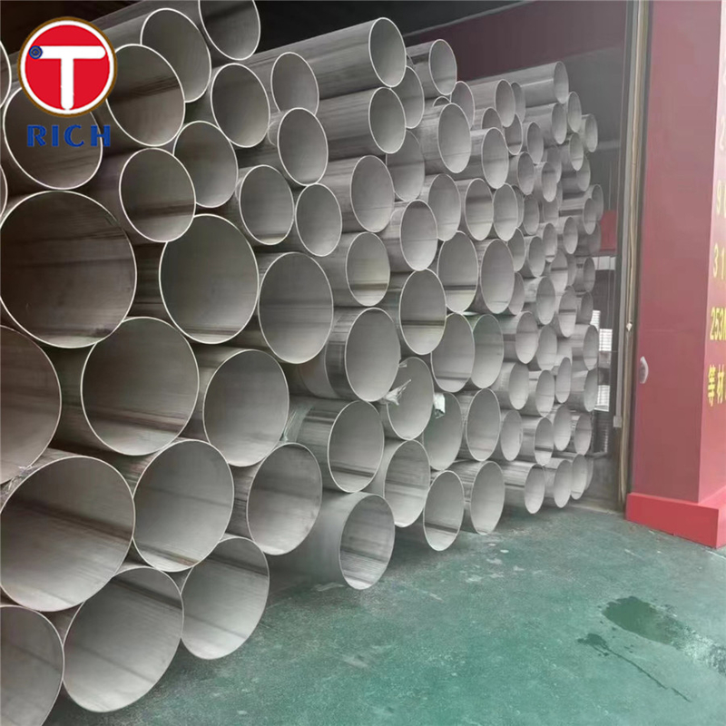 EN 10217-7 X2CrNi18-9 स्टेनलेस स्टील ट्यूब दबाव के प्रयोजनों के लिए वेल्डेड स्टील ट्यूब