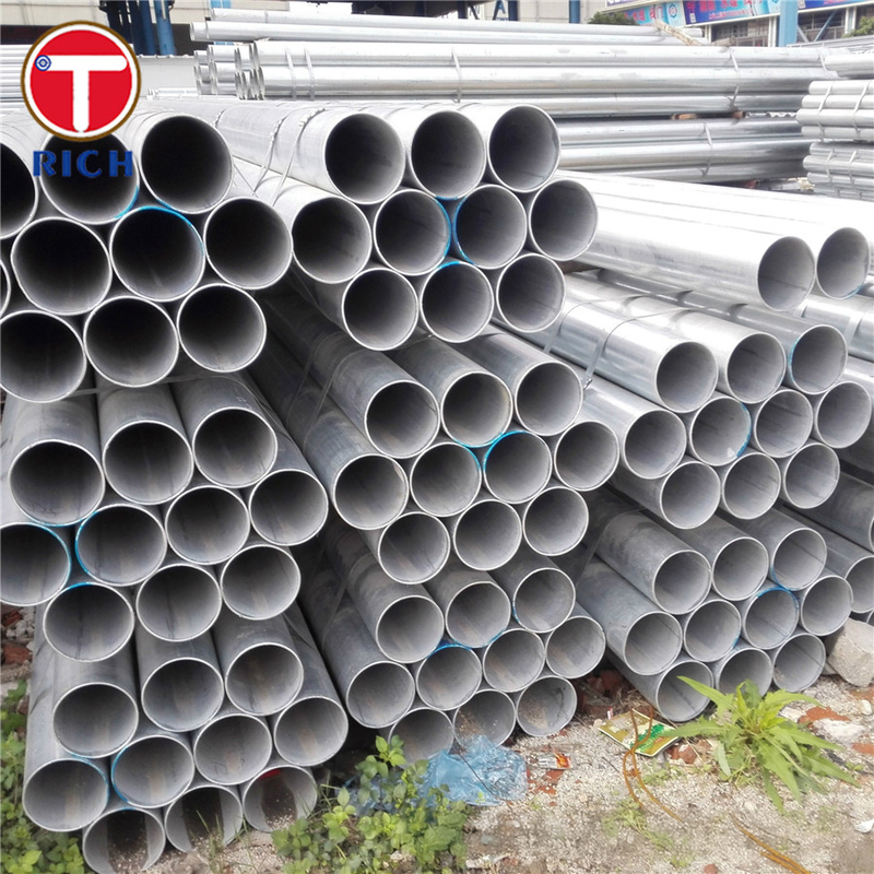 JIS G3442 SGPW वेल्डेड स्टील ट्यूब सामान्य पाइपिंग के लिए जस्ती स्टील पाइप
