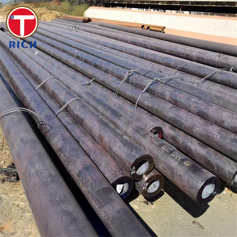ASTM A572 ग्रेड 50 कम मिश्र धातु पाइप उच्च शक्ति कम मिश्र धातु संरचनात्मक स्टील पाइप तरल पदार्थ परिवहन के लिए