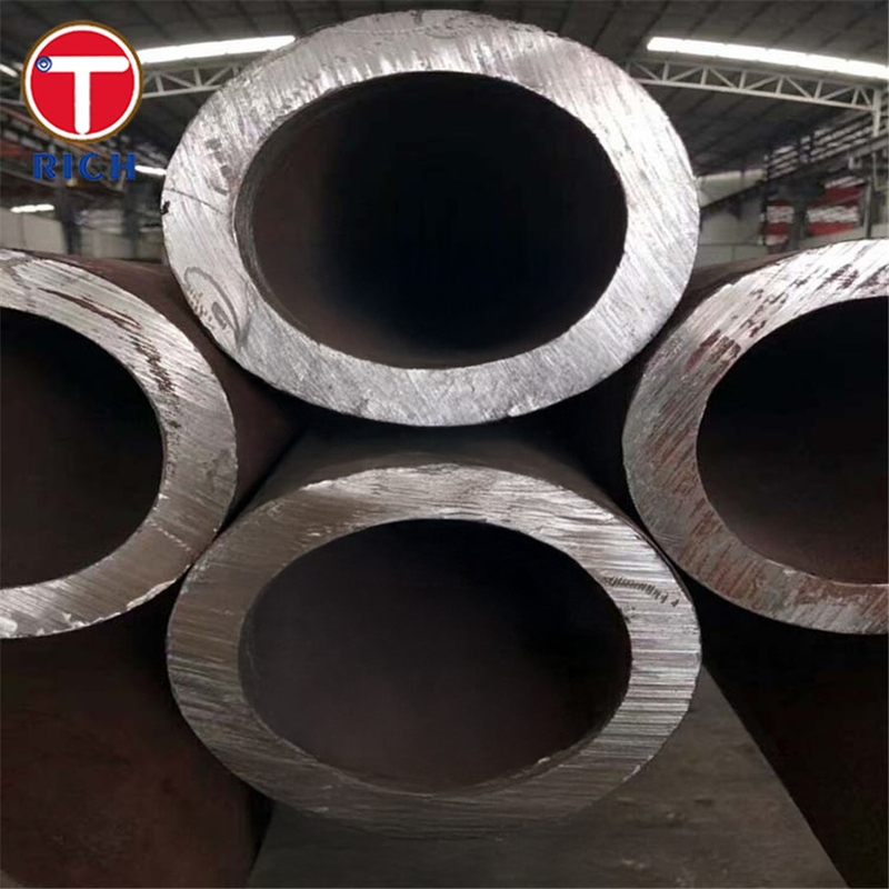 DIN 17121 RSt 37-2 सिलाई रहित गोल ट्यूबिंग संरचनात्मक इस्पात कार्य के लिए सिलाई रहित परिपत्र इस्पात ट्यूब