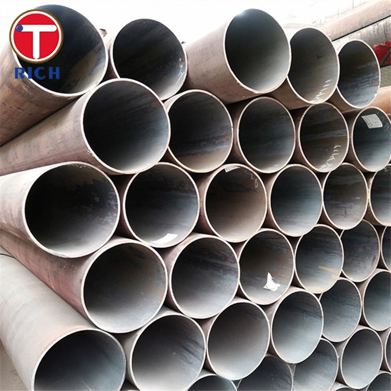 DIN 2458 ST37.2 वेल्डेड गोल ट्यूब ERW वेल्डेड स्टील ट्यूब सामान्य प्रयोजन के लिए