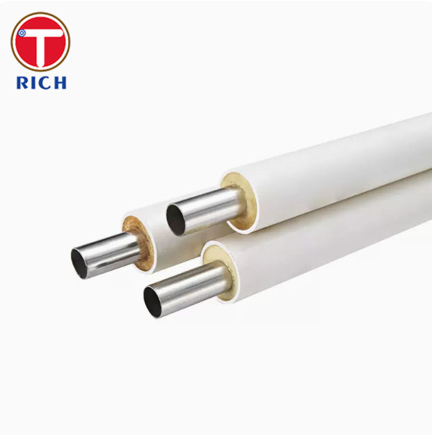 ASTM A213 PVC लेपित स्टील पाइप सीमलेस ऑस्टेनिटिक स्टेनलेस स्टील पाइप इन्सुलेशन के लिए