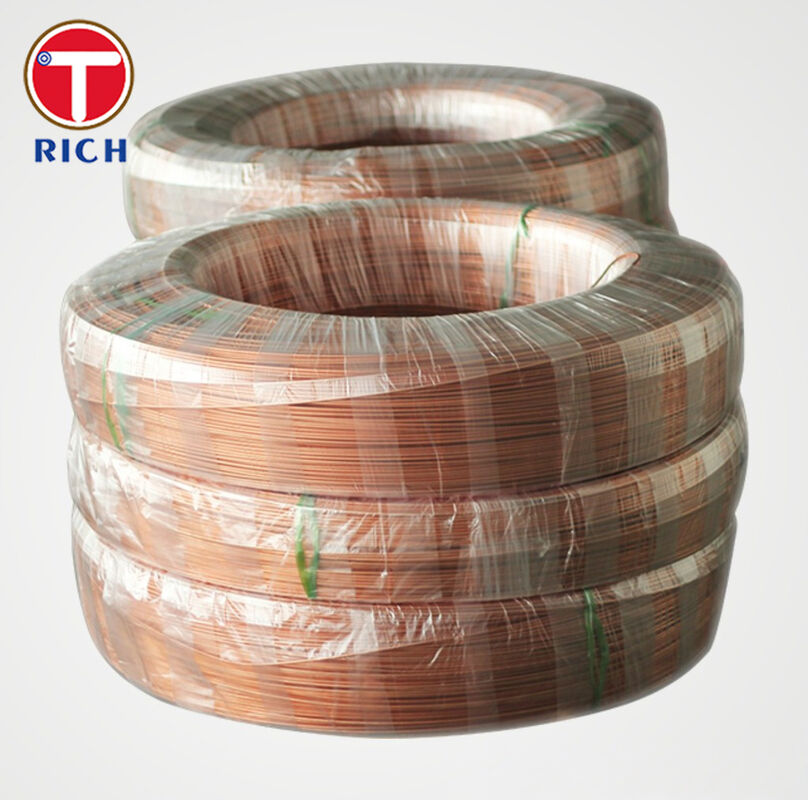 बंडी ट्यूब डबल-वॉल लो कार्बन स्टील ट्यूब कॉपर ऑटोमोटिव उपयोग के लिए लेपित