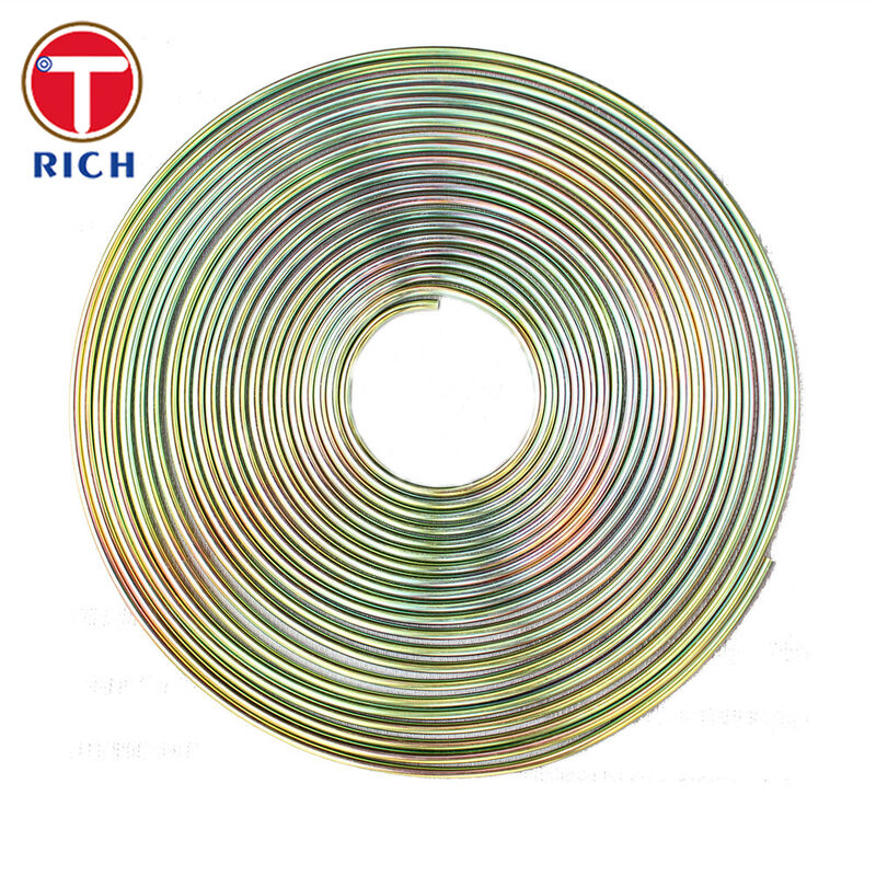 बंडी ट्यूब डबल-वॉल लो कार्बन स्टील ट्यूब कॉपर ऑटोमोटिव उपयोग के लिए लेपित