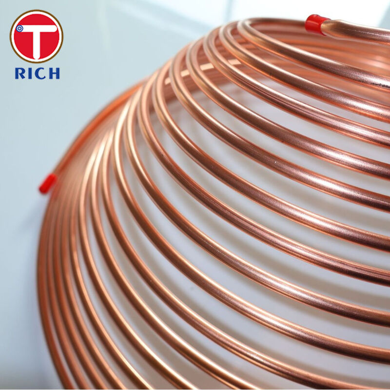 बंडी ट्यूब डबल-वॉल लो कार्बन स्टील ट्यूब कॉपर ऑटोमोटिव उपयोग के लिए लेपित