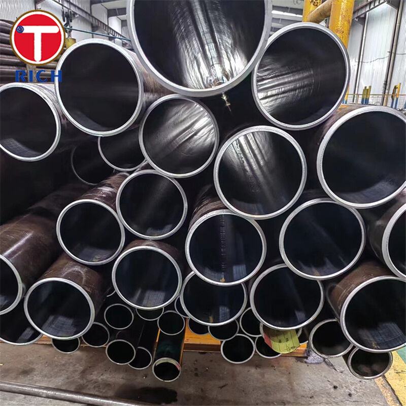 हाइड्रोलिक सिलेंडर ट्यूबिंग सटीकता कोल्ड ड्रॉईंग सीमलेस ट्यूब आईएसओ एच 8 / एच 9 आईडी सहिष्णुता और ऑटोमोटिव अनुप्रयोगों के लिए रा अधिकतम 0.40 माइक्रोन के साथ