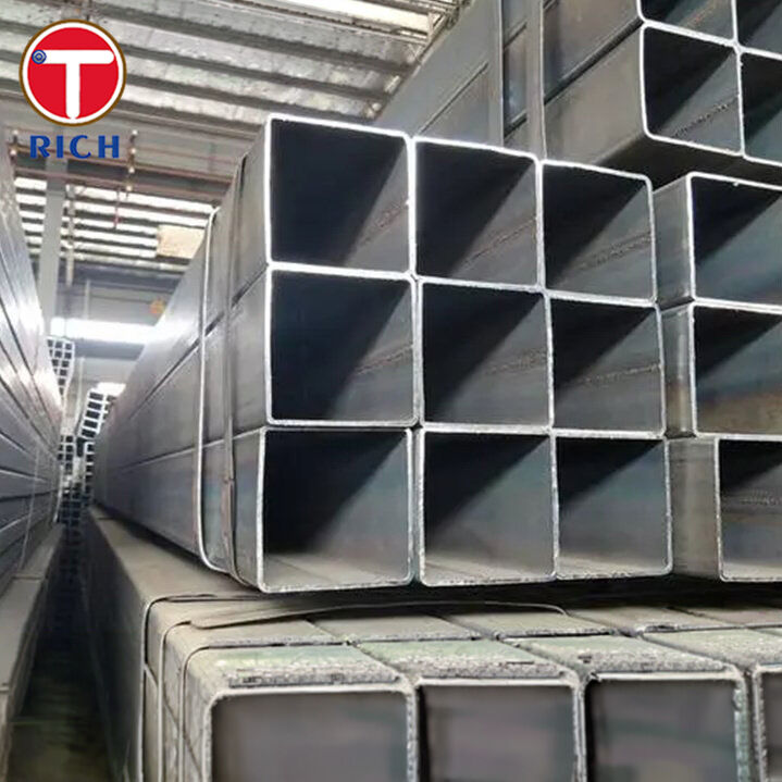 एएसटीएम ए५०० ग्रेड सी कोल्ड मोल्ड वेल्डेड कार्बन स्टील स्ट्रक्चरल स्क्वायर ट्यूबिंग 50 ksi रिडंडेंस रेसिस्टेंस के साथ