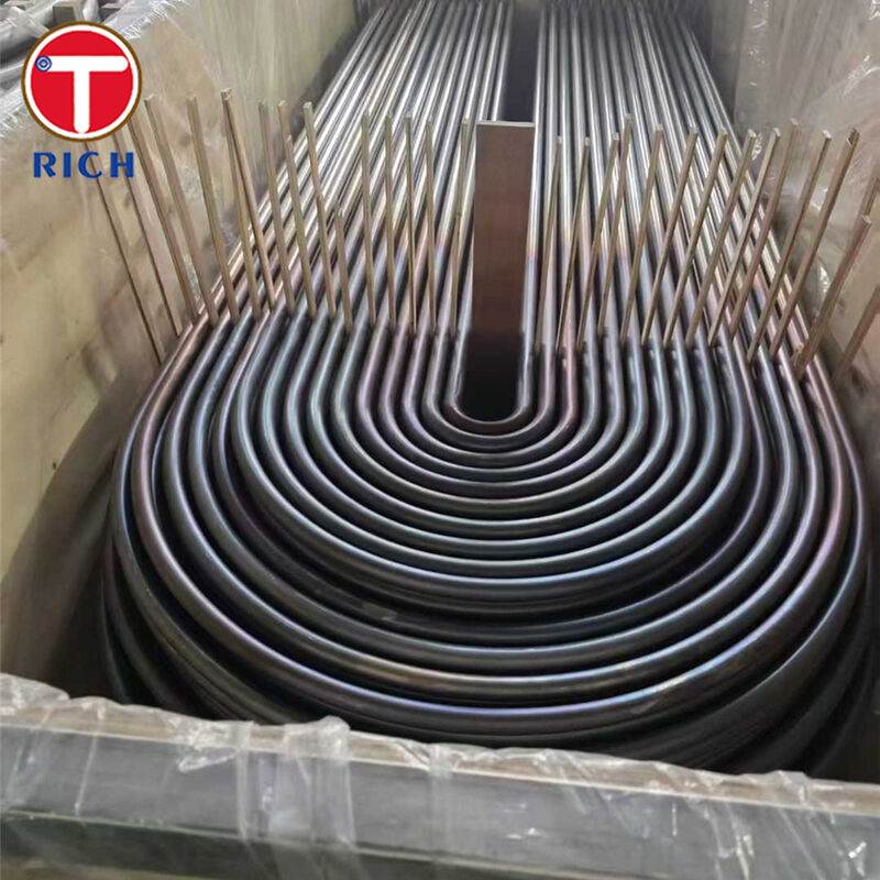 एएसटीएम ए179 ए192 सीमलेस कार्बन स्टील यू बेंड ट्यूब्स के लिए गर्मी एक्सचेंजर्स के लिए दबाव-रहन संरचना और नियंत्रित यू-बेंड ज्यामिति