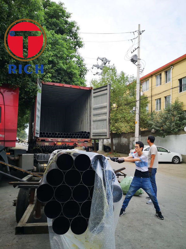 भारी ट्रक निकास प्रणाली के लिए इलेक्ट्रिक प्रतिरोध वेल्डेड स्टील ट्यूब ईआरडब्ल्यू स्टील ट्यूब